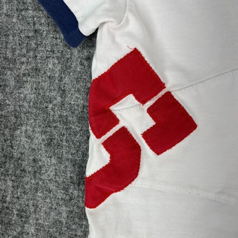 Polo Ralph‎ Lauren Shirt Boys 4 Youth White Sailing Third Cruiser Squadron Rugby